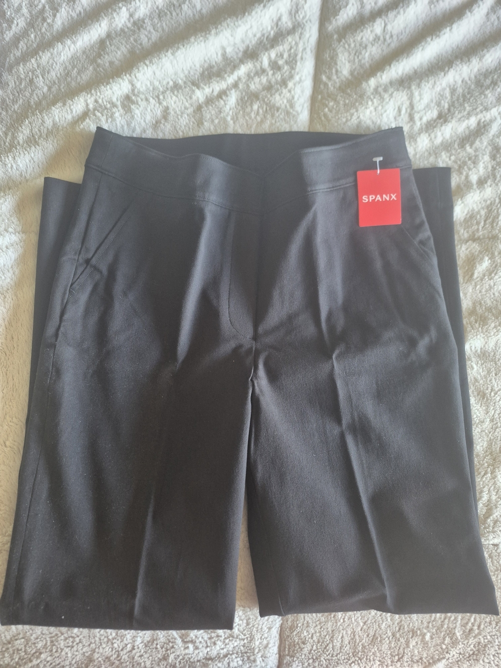 SPANX Black On The Go Kick Flare Pants NWT